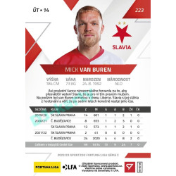 2022/23 Sportzoo Fortuna Liga 2. série #223 Mick van Buren