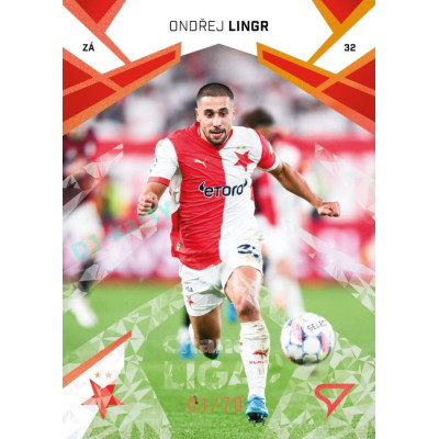 2024/25 Sportzoo Chance Liga 2. série #211 Ondřej Lingr Copper Diamond xx/70