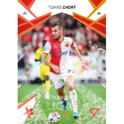 2024/25 Sportzoo Chance Liga 2. série #218 Tomáš Chorý Copper Diamond xx/70