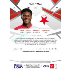 2024/25 Sportzoo Chance Liga 2. série #213 Divine Teah