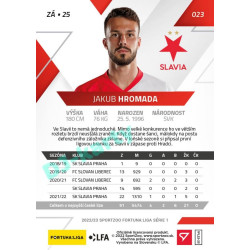 2022/23 Sportzoo Fortuna Liga 1. série #023 Jakub Hromada PROMO