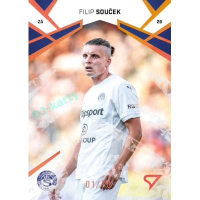 2024/25 Sportzoo Chance Liga 2. série #258 Filip Souček Copper Diamond xx/70