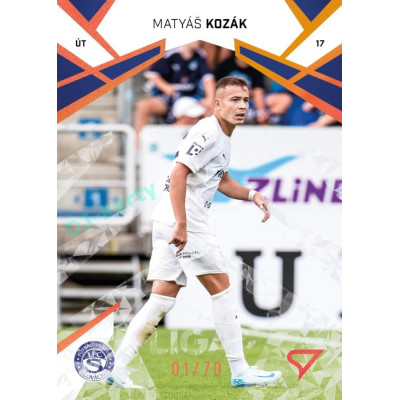 2024/25 Sportzoo Chance Liga 2. série #259 Matyáš Kozák Copper Diamond xx/70
