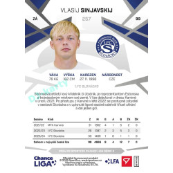 2024/25 Sportzoo Chance Liga 2. série #257 Vlasij Sinjavskij