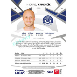 2024/25 Sportzoo Chance Liga 2. série #260 Michael Krmenčík