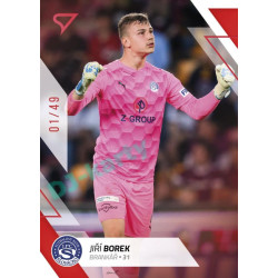 2022/23 Sportzoo Fortuna Liga 2. série #239 Jiří Borek Red xx/49
