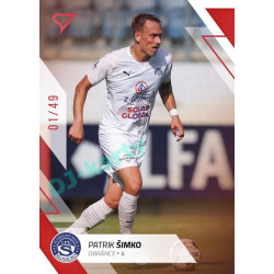 2022/23 Sportzoo Fortuna Liga 2. série #241 Patrik Šimko Red xx/49