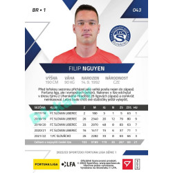 2022/23 Sportzoo Fortuna Liga 1. série #043 Filip Nguyen