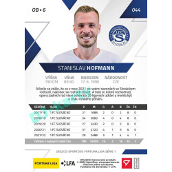 2022/23 Sportzoo Fortuna Liga 1. série #044 Stanislav Hofmann