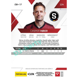 2022/23 Sportzoo Fortuna Liga 2. série #224 Casper Hojer