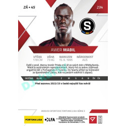 2022/23 Sportzoo Fortuna Liga 2. série #234 Awer Mabil