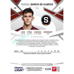 2024/25 Sportzoo Chance Liga 2. série #194 Imanol García de Albéniz