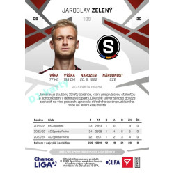 2024/25 Sportzoo Chance Liga 2. série #199 Jaroslav Zelený