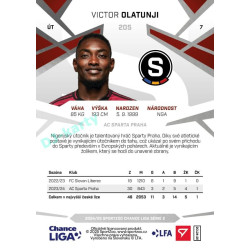 2024/25 Sportzoo Chance Liga 2. série #205 Victor Olatunji
