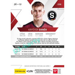 2022/23 Sportzoo Fortuna Liga 1. série #036 Kryštof Daněk PROMO