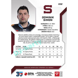 2022/23 Sportzoo ELH 1. série #032 Dominik Simon