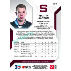 2022/23 Sportzoo ELH 2. série #260 Martin Jandus