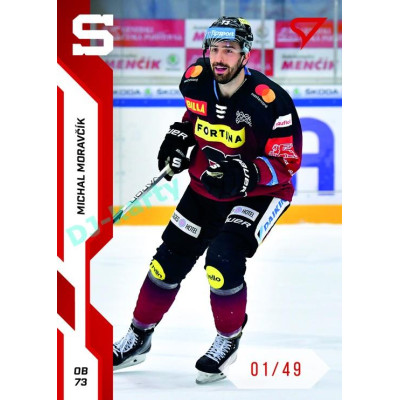 2022/23 Sportzoo ELH 2. série #263 Michal Moravčík Red xx/49