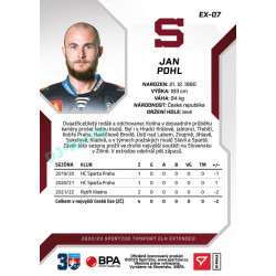 2022/23 Sportzoo ELH Extended #EX-07 Jan Pohl