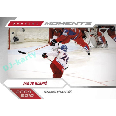 2025 Sportzoo Hokejové ČESKO #SM-16 Jakub Klepiš Special Moments