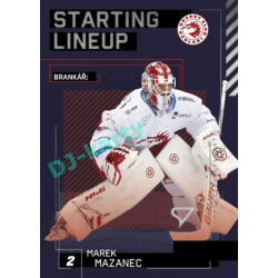 2023/24 Sportzoo ELH 2. serie #SL-01 Marek Mazanec Starting Lineup