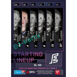 2023/24 Sportzoo ELH 2. serie #SL-50 Joona Huttula Starting Lineup