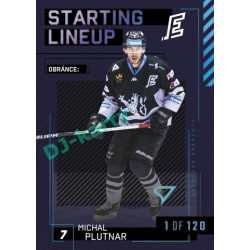 2023/24 Sportzoo ELH 2. serie #SL-51 Michal Plutnar Starting Lineup 1st period 1of120