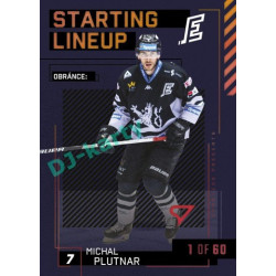 2023/24 Sportzoo ELH 2. serie #SL-51 Michal Plutnar Starting Lineup 2nd period 1of60