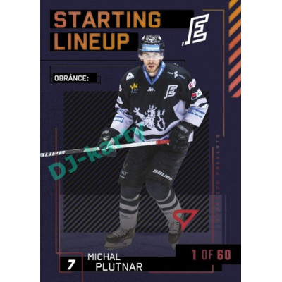 2023/24 Sportzoo ELH 2. serie #SL-51 Michal Plutnar Starting Lineup 2nd period 1of60