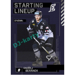2023/24 Sportzoo ELH 2. serie #SL-52 Ondřej Beránek Starting Lineup