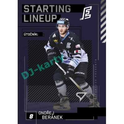 2023/24 Sportzoo ELH 2. serie #SL-52 Ondřej Beránek Starting Lineup
