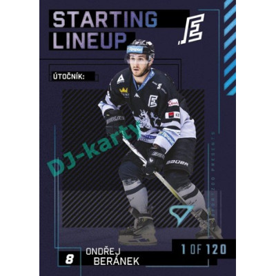 2023/24 Sportzoo ELH 2. serie #SL-52 Ondřej Beránek Starting Lineup 1st period 1of120