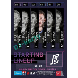 2023/24 Sportzoo ELH 2. serie #SL-52 Ondřej Beránek Starting Lineup