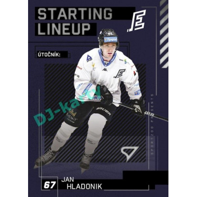 2023/24 Sportzoo ELH 2. serie #SL-54 Jan Hladonik Starting Lineup