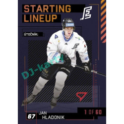 2023/24 Sportzoo ELH 2. serie #SL-54 Jan Hladonik Starting Lineup 2nd period 1of60