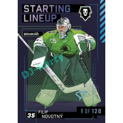 2023/24 Sportzoo ELH 2. serie #SL-55 Filip Novotný Starting Lineup 1st period 1of120