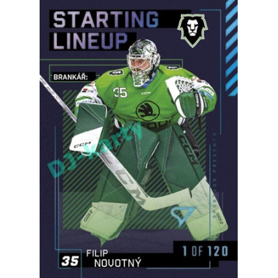 2023/24 Sportzoo ELH 2. serie #SL-55 Filip Novotný Starting Lineup 1st period 1of120