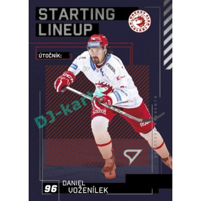 2023/24 Sportzoo ELH 2. serie #SL-06 Daniel Voženílek Starting Lineup