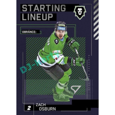 2023/24 Sportzoo ELH 2. serie #SL-56 Zach Osburn Starting Lineup