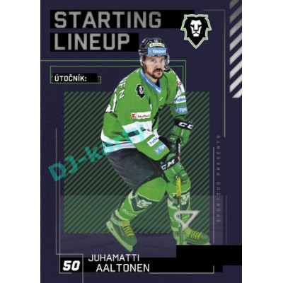 2023/24 Sportzoo ELH 2. serie #SL-58 Juhamatti Aaltonen Starting Lineup