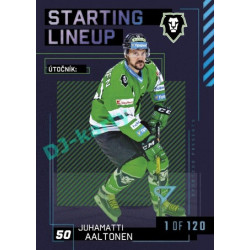 2023/24 Sportzoo ELH 2. serie #SL-58 Juhamatti Aaltonen Starting Lineup 1st period 1of120