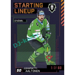 2023/24 Sportzoo ELH 2. serie #SL-58 Juhamatti Aaltonen Starting Lineup 2nd period 1of60