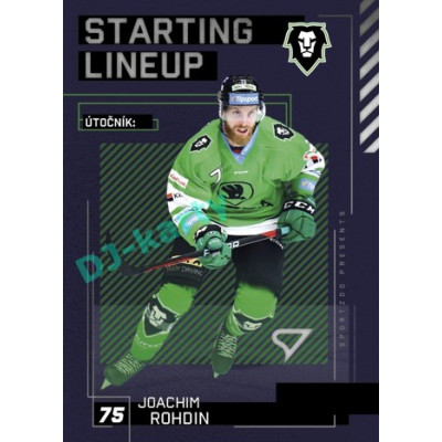 2023/24 Sportzoo ELH 2. serie #SL-59 Joachim Rohdin Starting Lineup