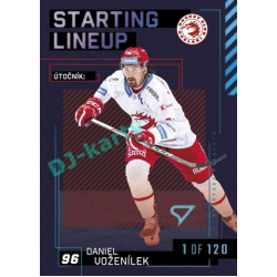 2023/24 Sportzoo ELH 2. serie #SL-06 Daniel Voženílek Starting Lineup 1st period 1of120