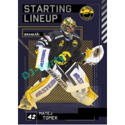 2023/24 Sportzoo ELH 2. serie #SL-61 Matej Tomek Starting Lineup