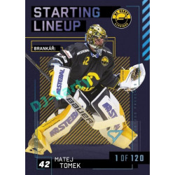2023/24 Sportzoo ELH 2. serie #SL-61 Matej Tomek Starting Lineup 1st period 1of120