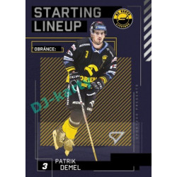 2023/24 Sportzoo ELH 2. serie #SL-62 Patrik Demel Starting Lineup