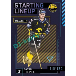 2023/24 Sportzoo ELH 2. serie #SL-62 Patrik Demel Starting Lineup 1st period 1of120