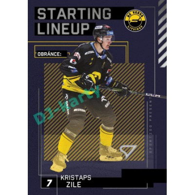 2023/24 Sportzoo ELH 2. serie #SL-63 Kristaps Zile Starting Lineup