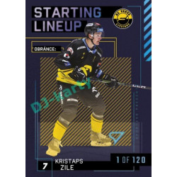 2023/24 Sportzoo ELH 2. serie #SL-63 Kristaps Zile Starting Lineup 1st period 1of120